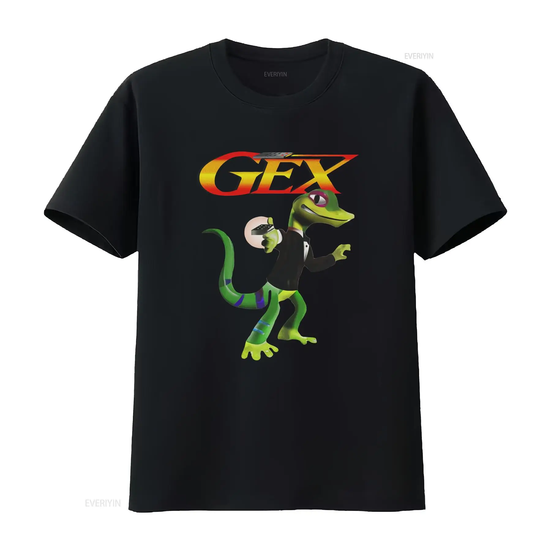Retro Gaming Design - Gecko Oyun Tişörtü Ps1 Klasik Oyun