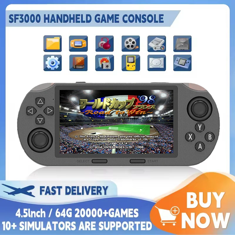 Retro Gaming Kiosk - SF3000 Taşınabilir Elde Taşınabilir Oyun Oyuncu