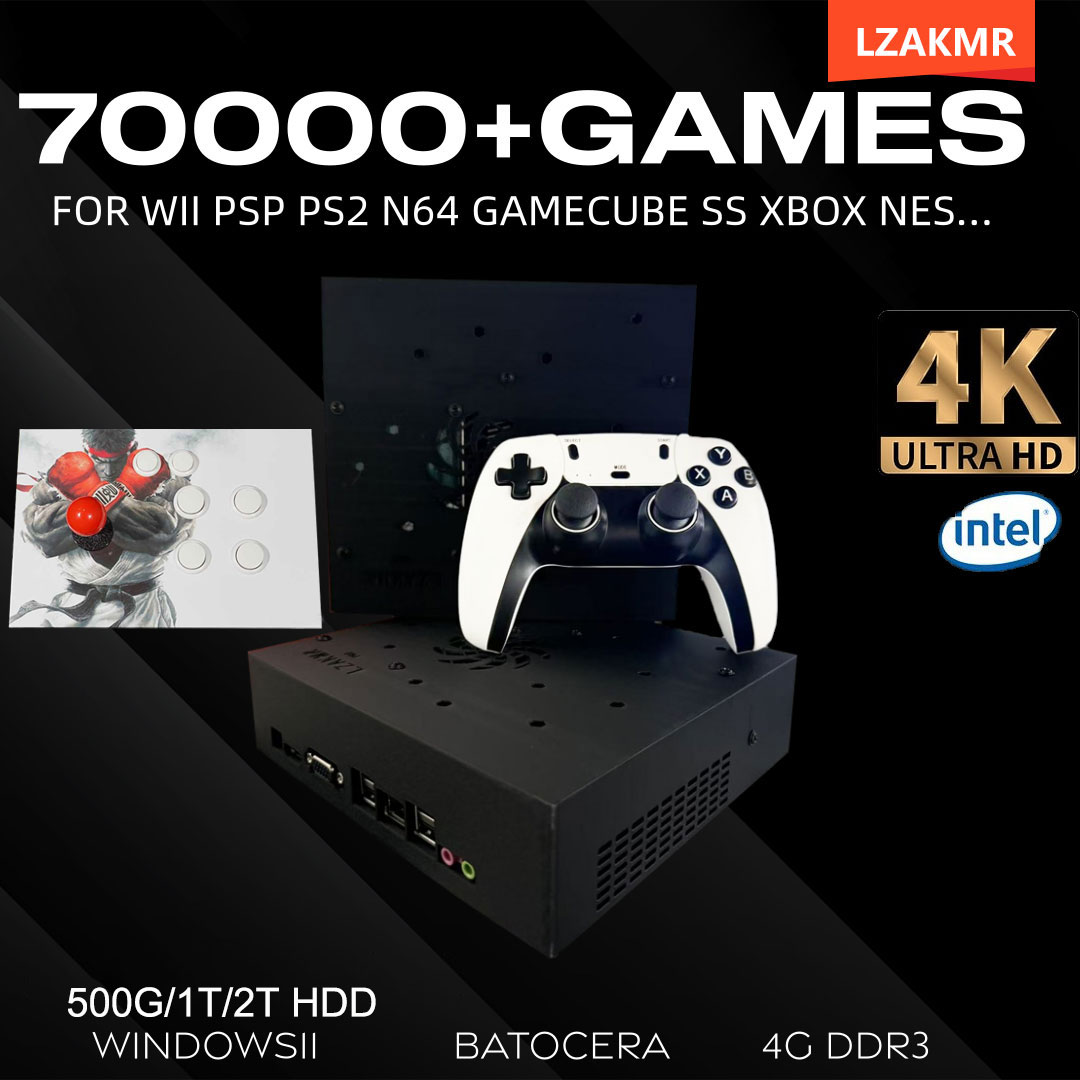 Retro Gaming For Tv - Retro Oyun Konsolu 70000+ Oyun 2TB