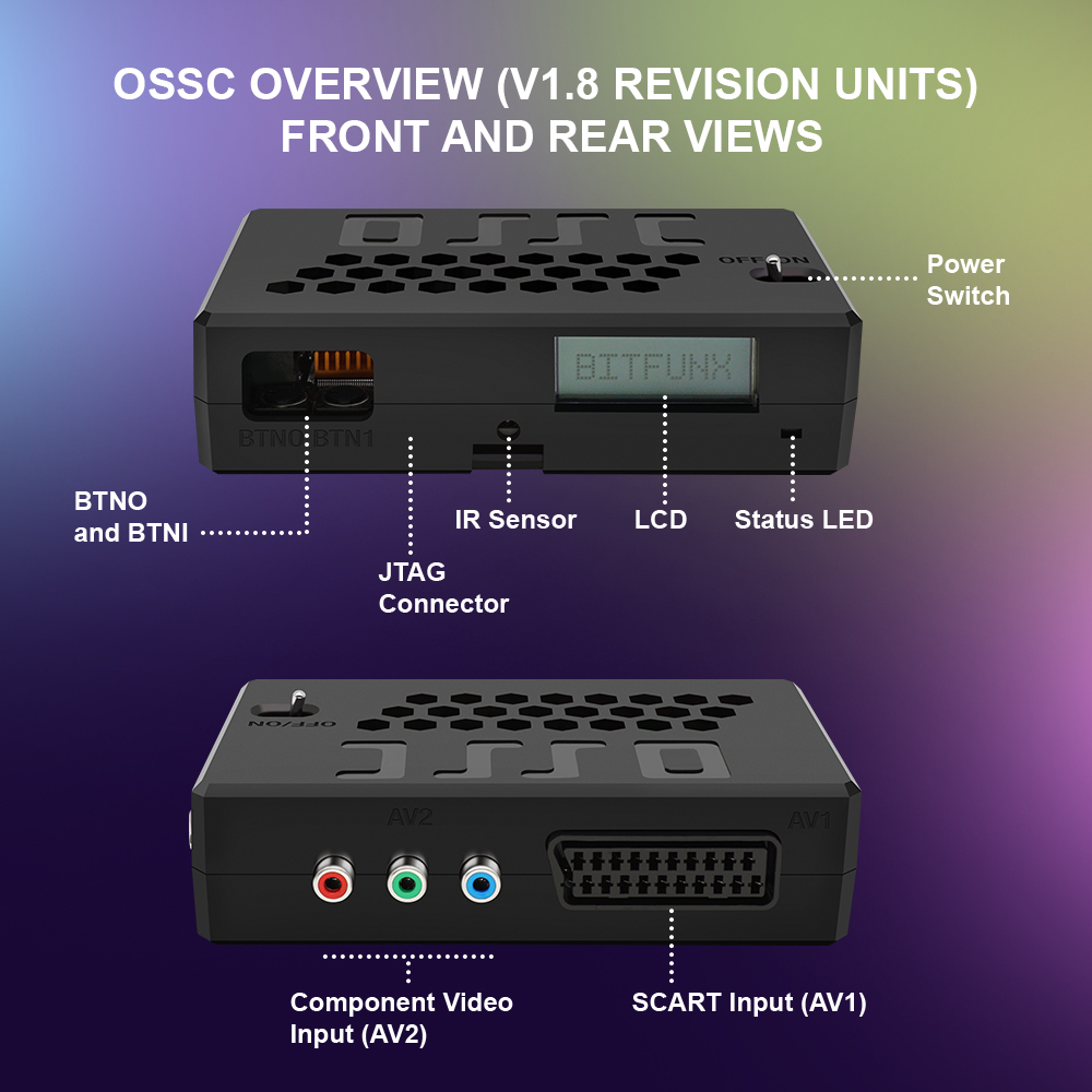 Bitfunx V1.8 OSSC HDMI Dönüştü - Retro Gaming Hdmi incelemesi ve fiyatı