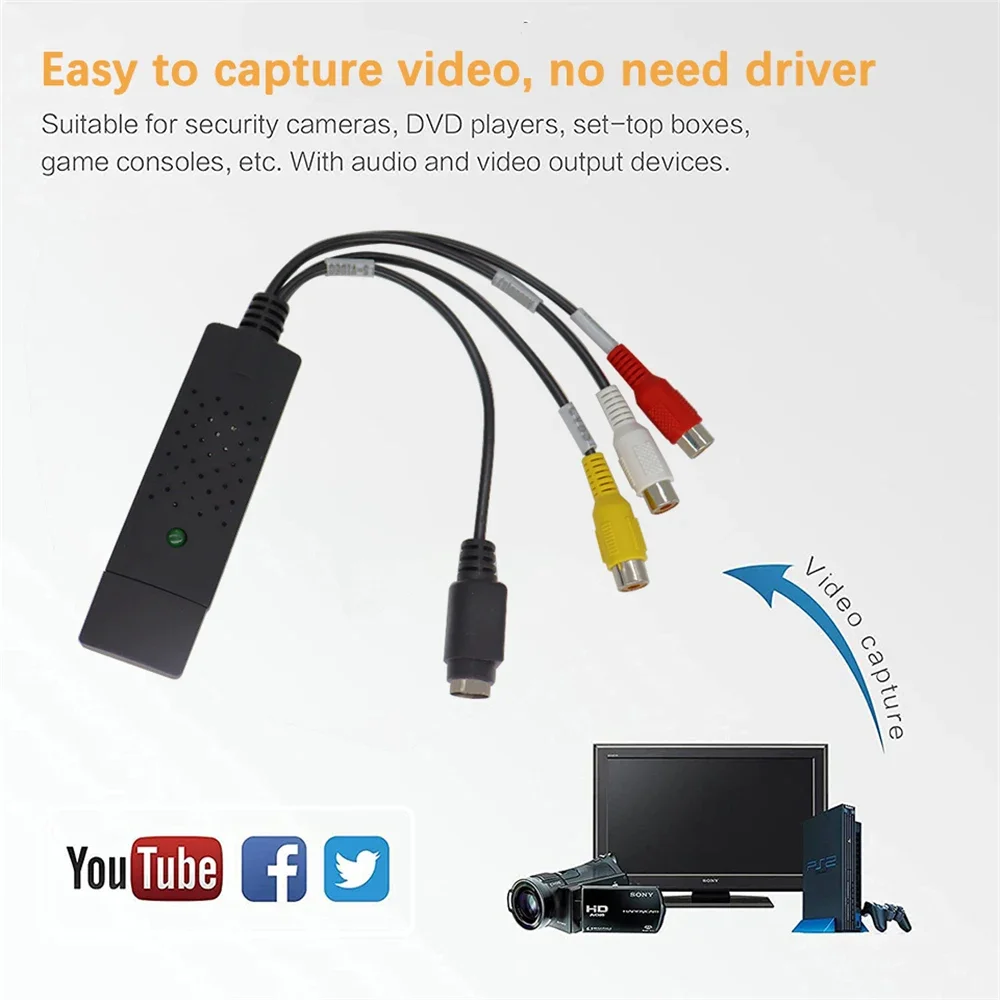 USB2.0 Ses Video Yakalama Kart - Composite Rca Cable incelemesi ve fiyatı
