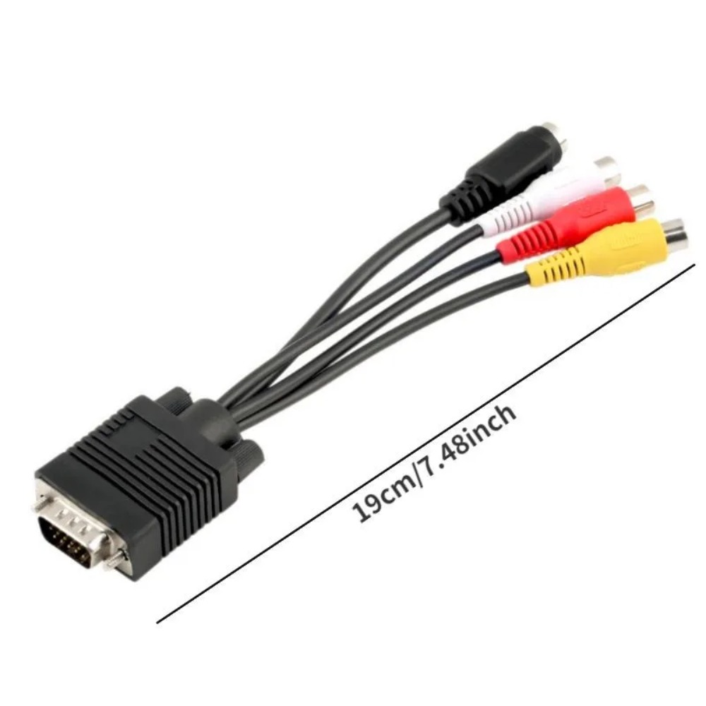 VGA - S-Video 3 RCA Kompozit A - Composite Rca Cable incelemesi ve fiyatı