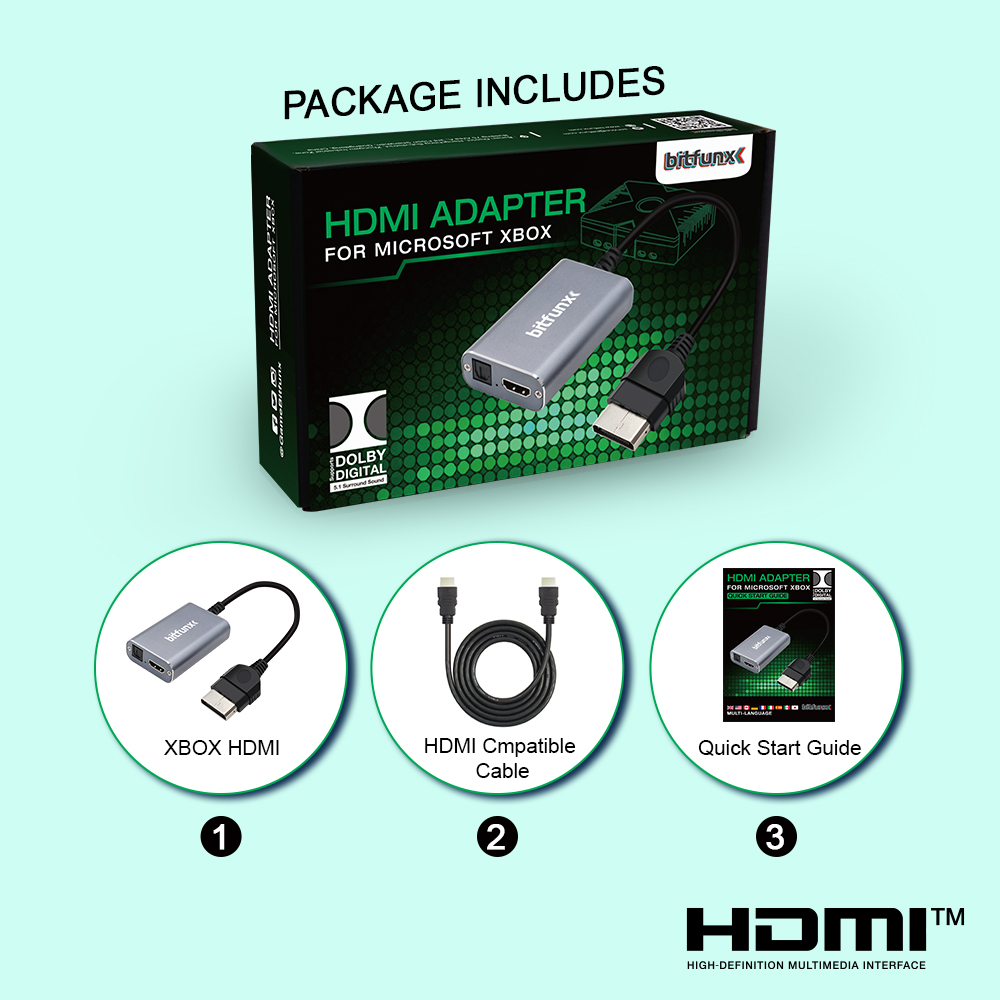 Bitfunx HDMI ™   XBOX Klasik R - Retro Gaming Hdmi incelemesi ve fiyatı