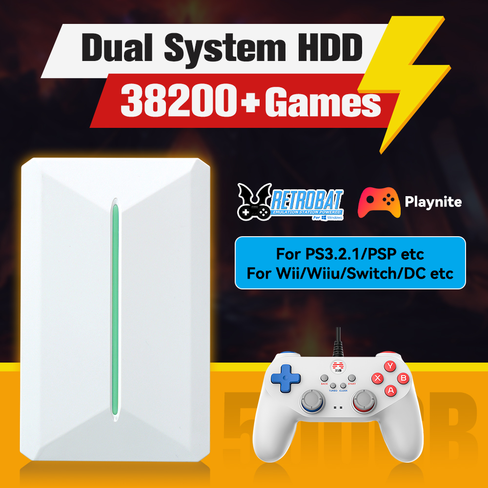 Retrobat&Playnite Sistemi HDD  - Retro Gaming Best Console incelemesi ve fiyatı