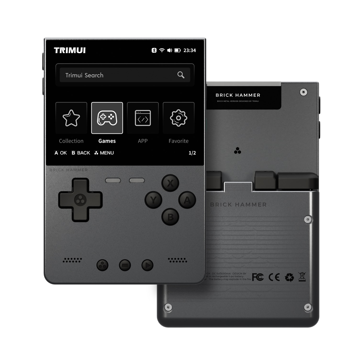 TRIMUI BRICK HAMMER Retro El O - Retro Gaming Kiosk incelemesi ve fiyatı