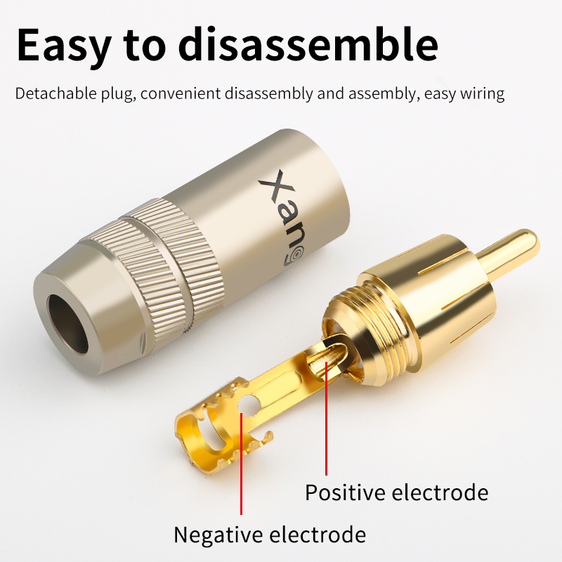 Xangsane 4 adet RCA Fişi Saf B - Composite Rca Cable incelemesi ve fiyatı