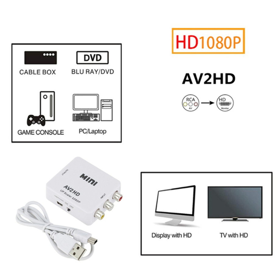 HDMI uyumlu AV RCA Adaptörü HD - Composite Rca Cable incelemesi ve fiyatı